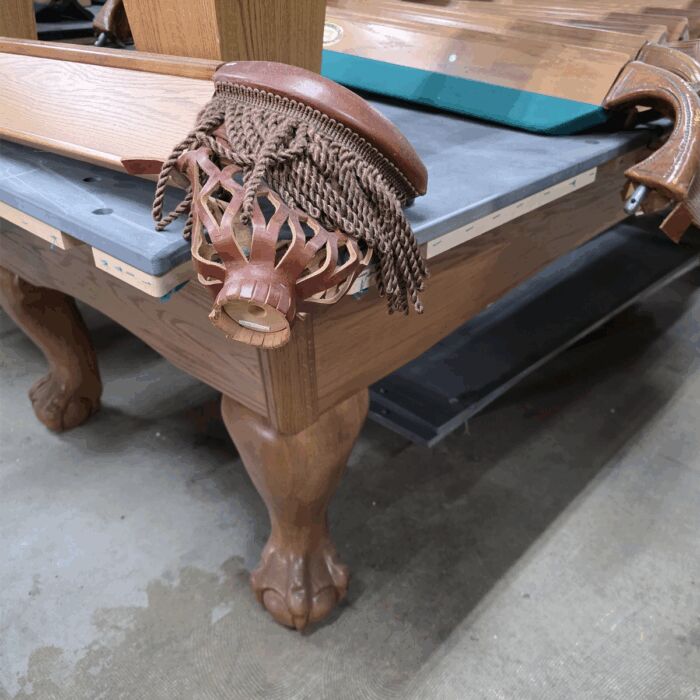 8' Gently Used American Heritage Pool Table