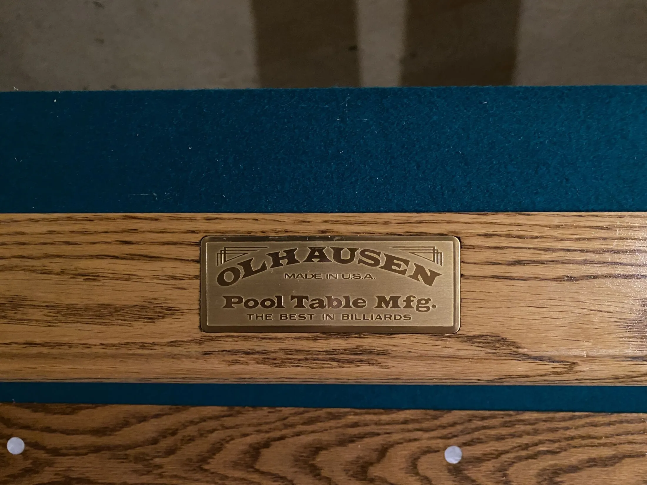 8' Gently Used Olhausen Drake Pool Table - SOLD - Image 3