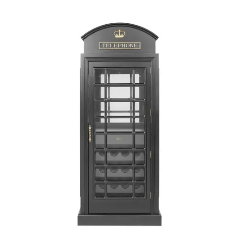 Old English Phone Booth Bar Cabinet North Wales